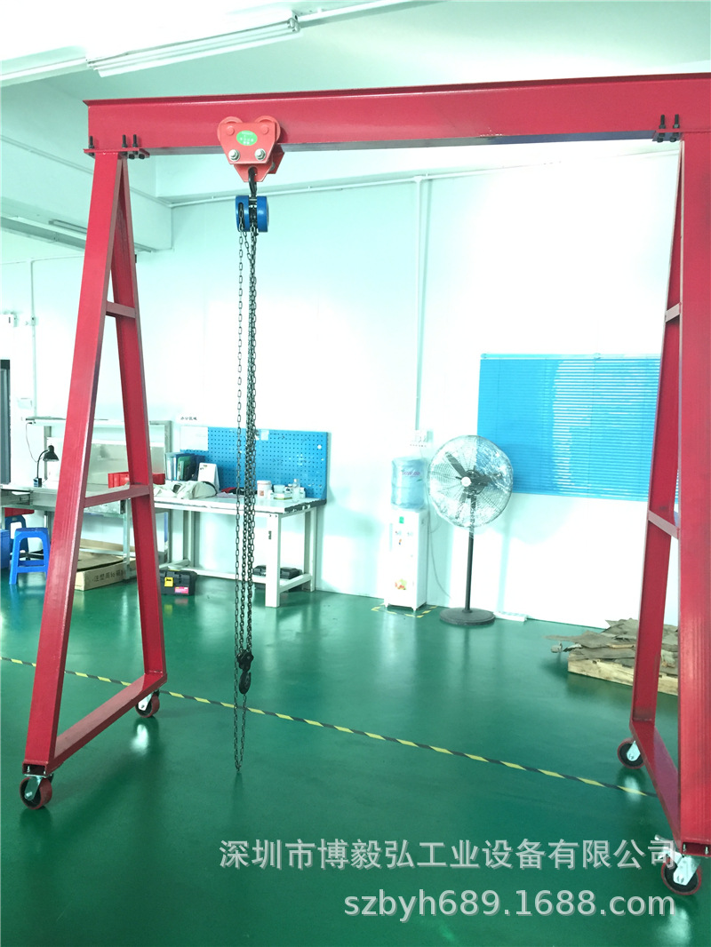 简易小型手推龙门架 电动升降式可拆式升降龙门架 移动式龙门吊