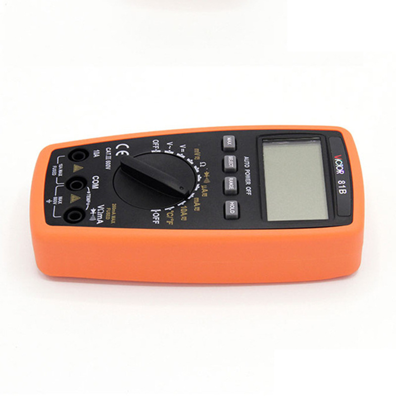 胜利VC81B数字万用表 可测温度 数据保持 蜂鸣