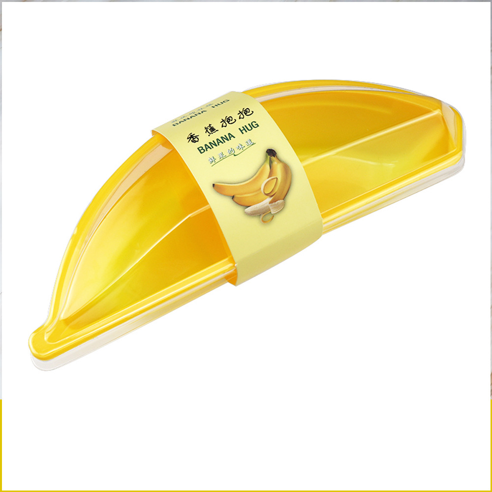 Banana embrace pastel caja de pan mousse caja de ensalada horneado punto oeste envasado desechable caja de plástico image 5