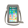 Polyurethane capacious one-shoulder bag, universal mobile phone, 2020, Korean style, touch screen