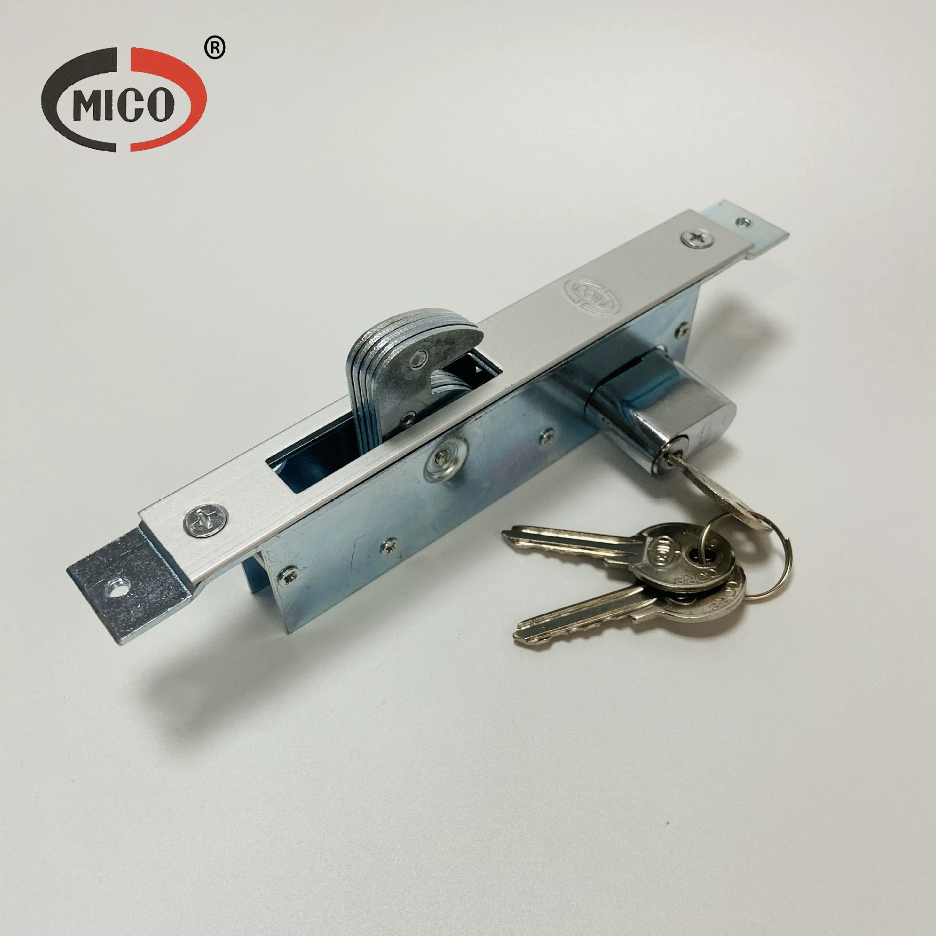 MICO41055 крюк замок раздвижная дверь одинарный и двойной открытый врезной замок алюминиевый дверной крюк замок механический дверной замок заводской штифт
