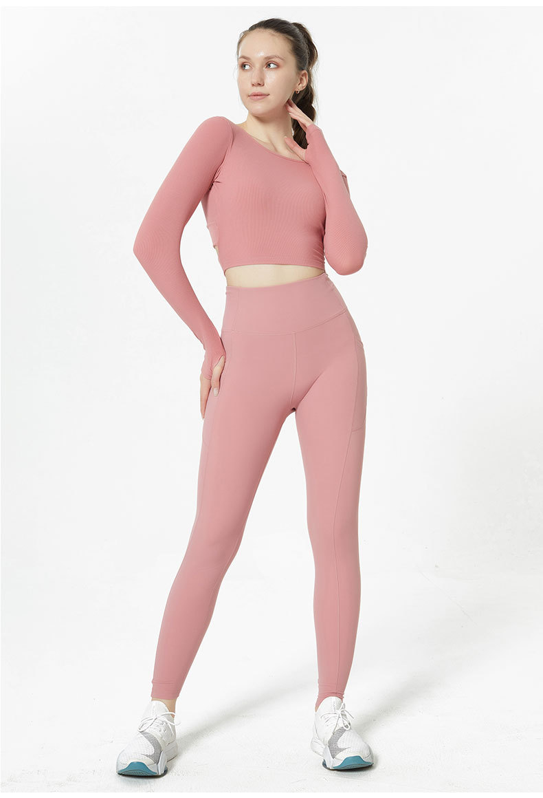 Artificial Cotton Fabric Type Short Top Length Sports Solid Color Artificial Cotton Round Neck Backless Active Tops Crop Top