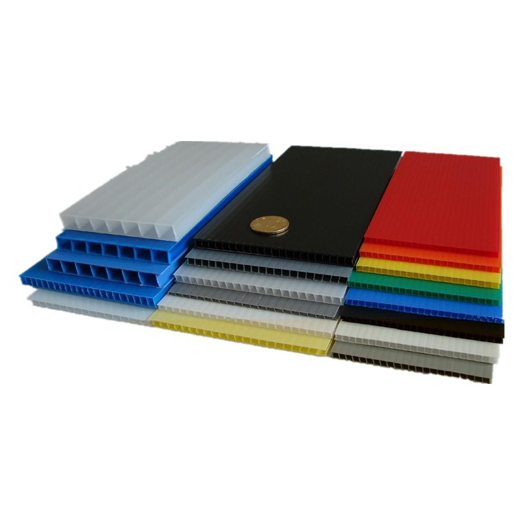 供应PP塑料中空板 厂家定制防静电瓦楞板内材刀卡 塑料万通板材