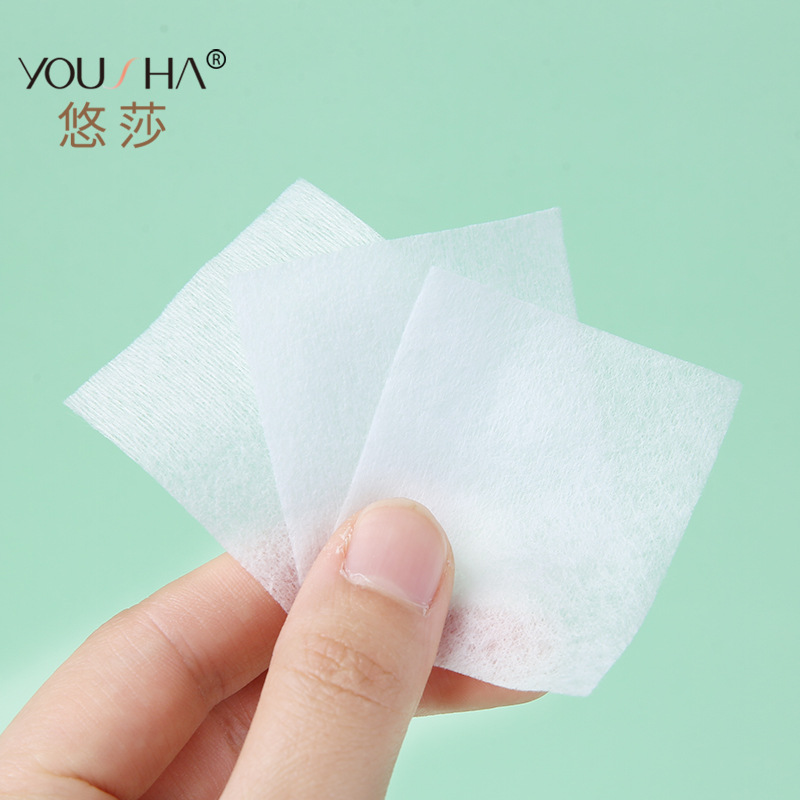 Yousha 1100 piezas de algodón cosmético no tejido fino suave cuidado de la piel limpieza fábrica de algodón al por mayor TM085