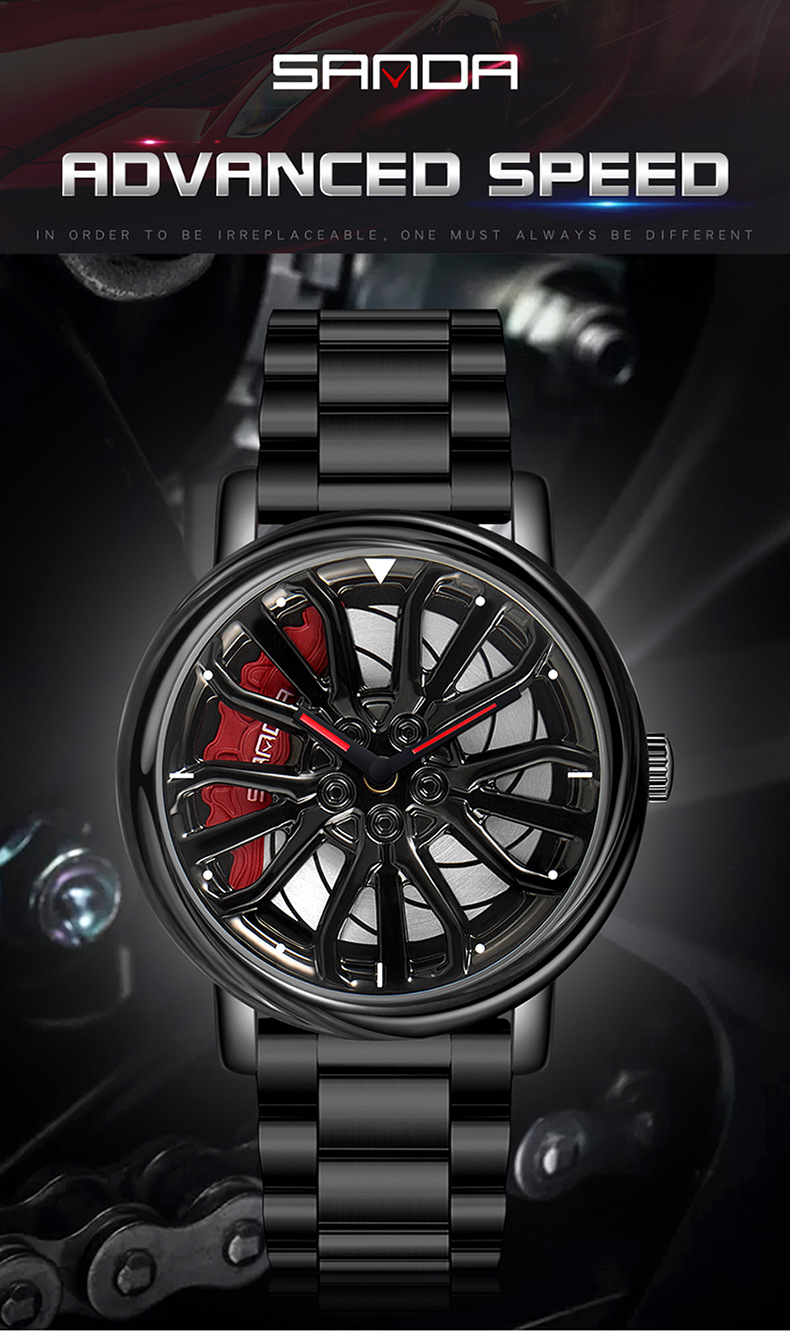 SANDA/P 1057 Watch Black