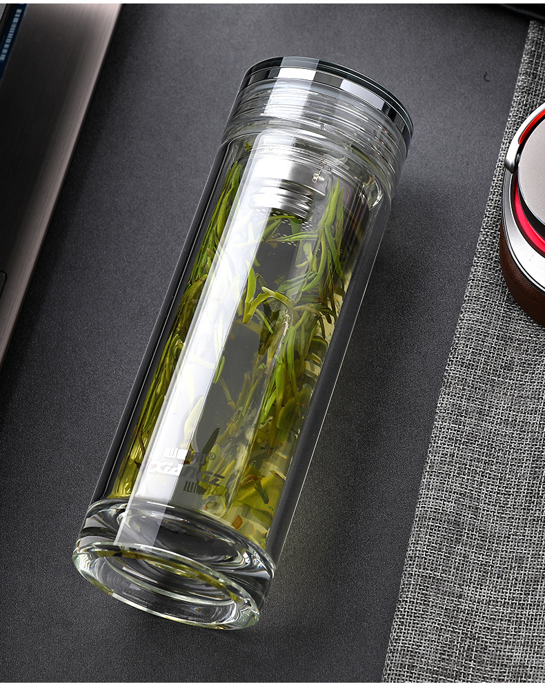 Glass tea cup for home use