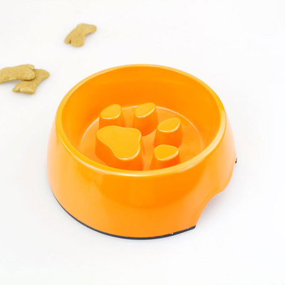 亚马逊爆款RX9992小号素面猫狗宠物碗慢食碗 止食碗猫狗碗|ru