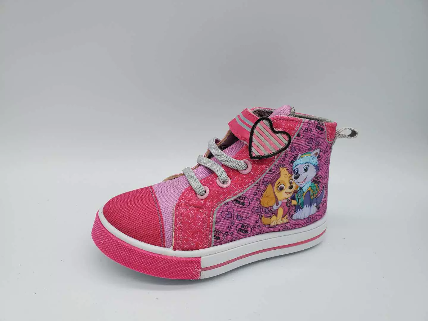 儿童帆布鞋男女童鞋卡通2020新款中帮帆布百搭儿童休闲鞋