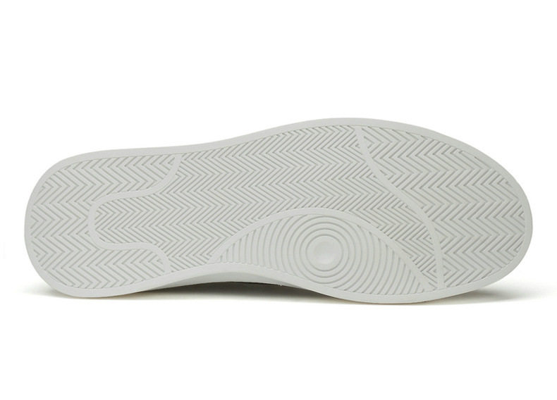 Giày sneaker nam da bò cổ thấp đế bệt, giày thể thao thoáng khí tăng chiều cao — S920 màu trắng, S920 đen chi tiết 32