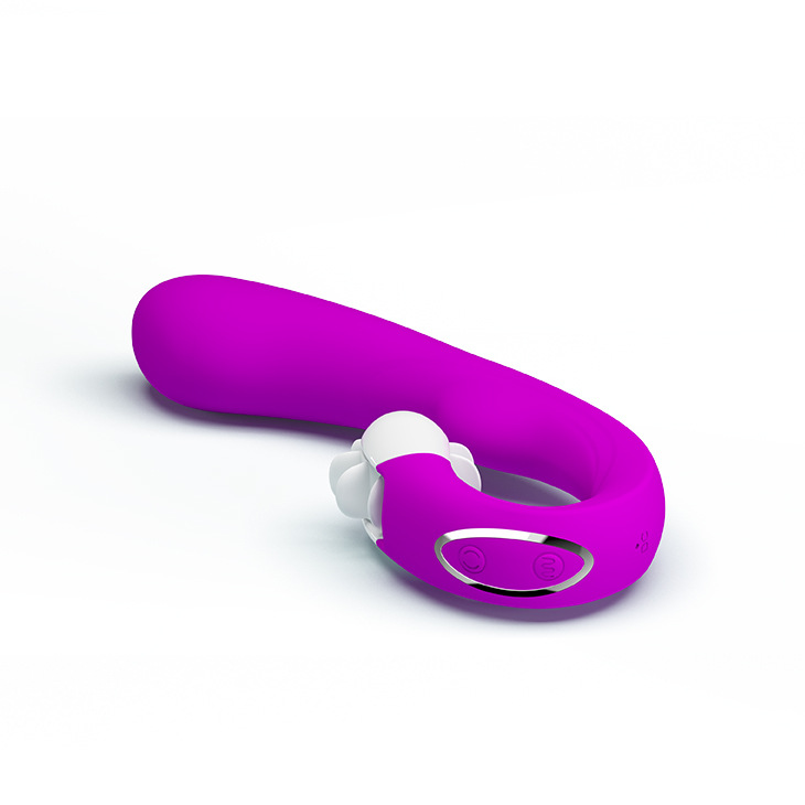 Waterproof Silicone Vibrator With Rolling Vibration And Frequency_voghion.com