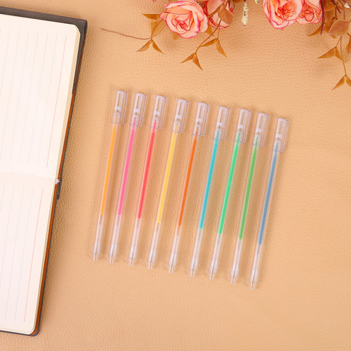 9-color Morandi color gel pens for girls, student refills, signature pens, creative account pen sets