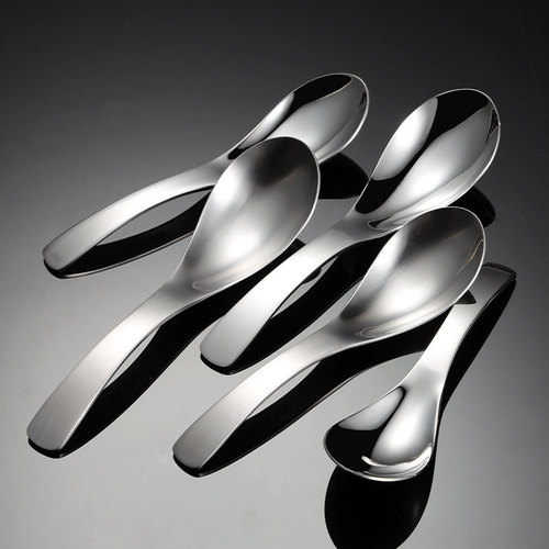 Ain Western Food Hotel 304 stainless steel spoon household spoon palace round head spoon children's spoon Chinese spoon