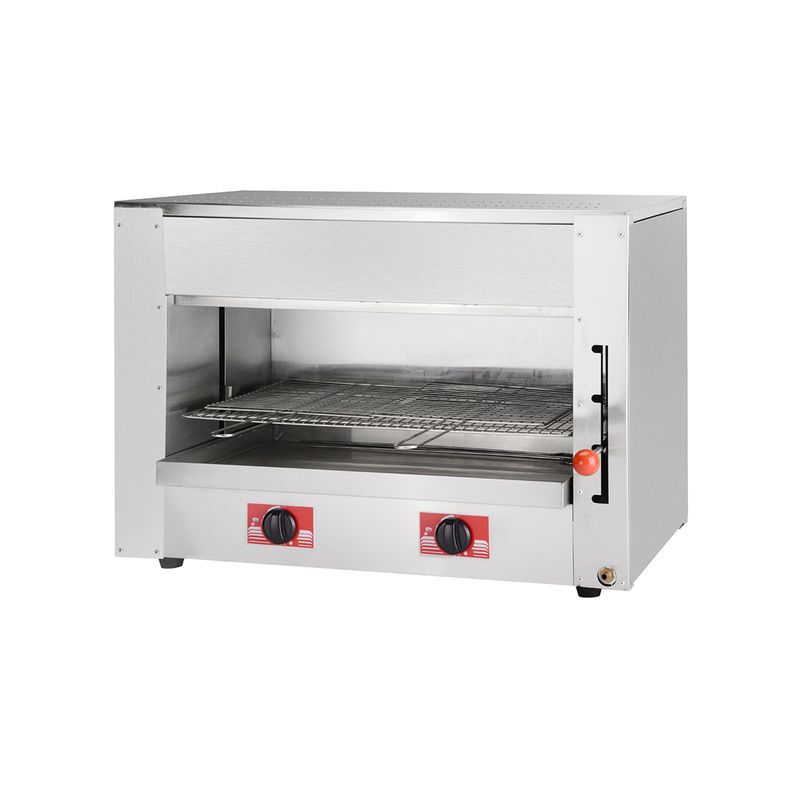 商用升降式燃气面火炉煤气烤箱红外线烤鱼烧烤炉