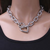 Fashionable metal chain, brand design necklace, simple and elegant design, European style