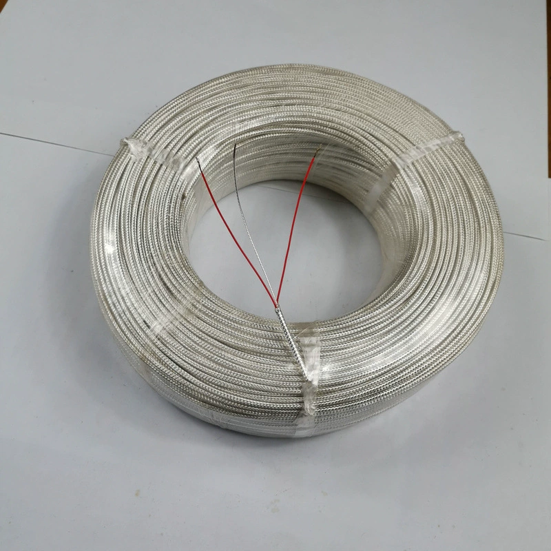 Заводской трижильный посеребренный провод в ПТФЭ, компенсационный провод, трижильный тефлоновый сопротивляемый провод, компенсационный провод для терморезистора