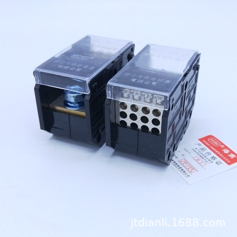 海燕 一进十二出导轨接线端子FJ6D-300-01/12x16 1进12出分线端子