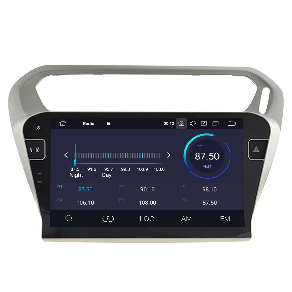 Подходит для Peugeot 301 Citroen Alishe 2014-2017 10,1-дюймовый Android большой экран навигации