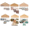 Retro accessory, earrings with tassels, set, wholesale, 3 pair