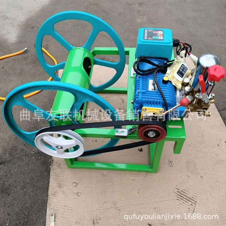 新款遥控电动打药设备 自动缠管打药喷雾机 60V电动打药机 62