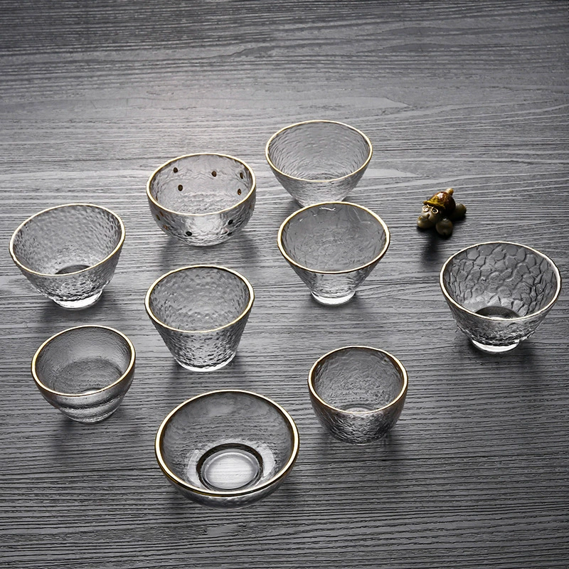 Glass creative artificial tea set, Japanese tea cup, (Physicals)