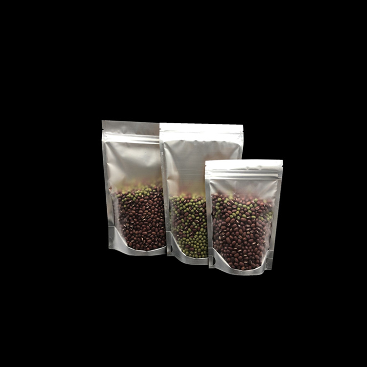 暗哑金阴阳立骨袋自立自封包装袋食品自封袋站立包装拉骨袋服装袋