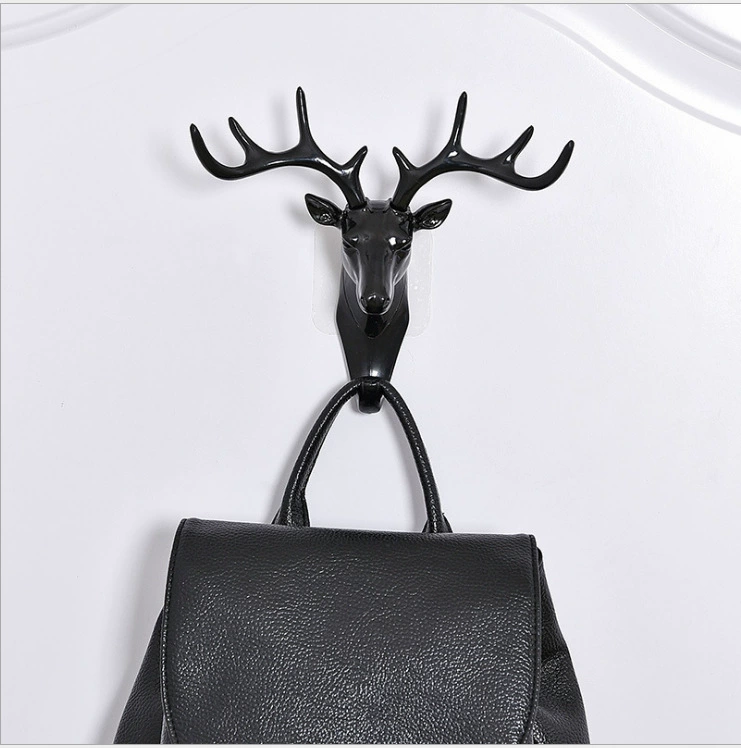 Creative American hook stereo antlers -shaped wall decorative wall decoration wall personality deer head key rack living room coat hook