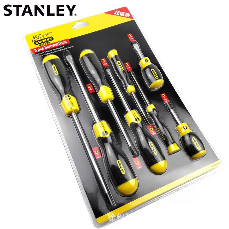 STANLEY Отвертка Phillips с одним словом Набор из 6 предметов Отвертка с резиновой ручкой и измерительной ручкой 92-002-23