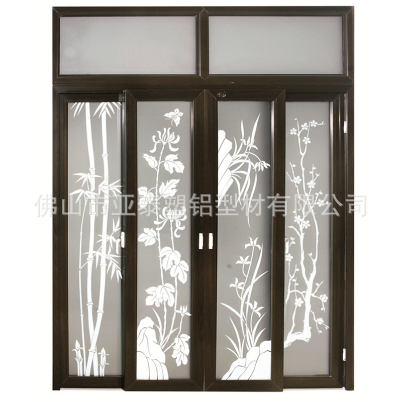Factory direct supply of plastic steel UPVC doors and windows balcony sound insulation indoor kitchen door glass sliding window screen integration