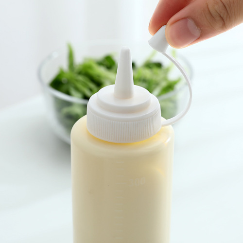 Plastic sauce bottle squeeze bottle oil bottle squeeze sauce pot squeeze sauce bottle jam ketchup salad sauce squeeze bottle condiment bottle