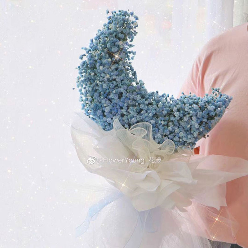 Nuevo especial en forma de la flor de la luna barro al por mayor Odyssey flor barro amor flor material de embalaje material