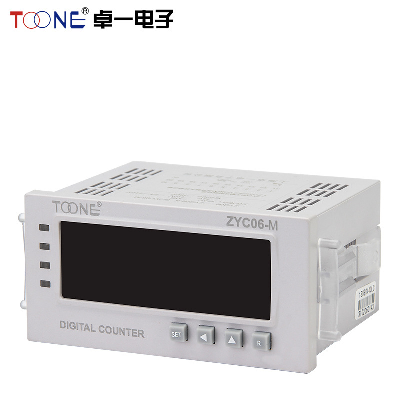 卓一控制型 数显 电子计米器 ZYC06-M 带停电记忆 工业机械式