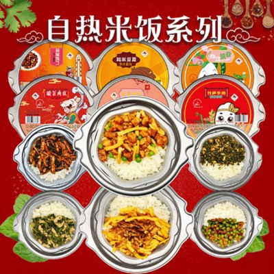 網紅酸菜宮保雞丁自熱米飯 方便速食魚香肉絲蓋澆飯