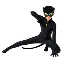 瓢蟲雷迪少女緊身衣兒童成人黑貓諾爾服裝萬聖節動漫服裝瓢蟲假發