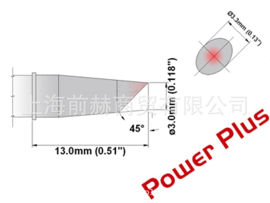Thermaltronics 热魔 M7BV030H 烙铁头