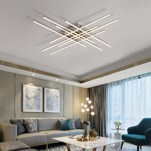电镀铬色led卧室灯吸顶灯北欧简约现代led创意个性小客厅房间灯具