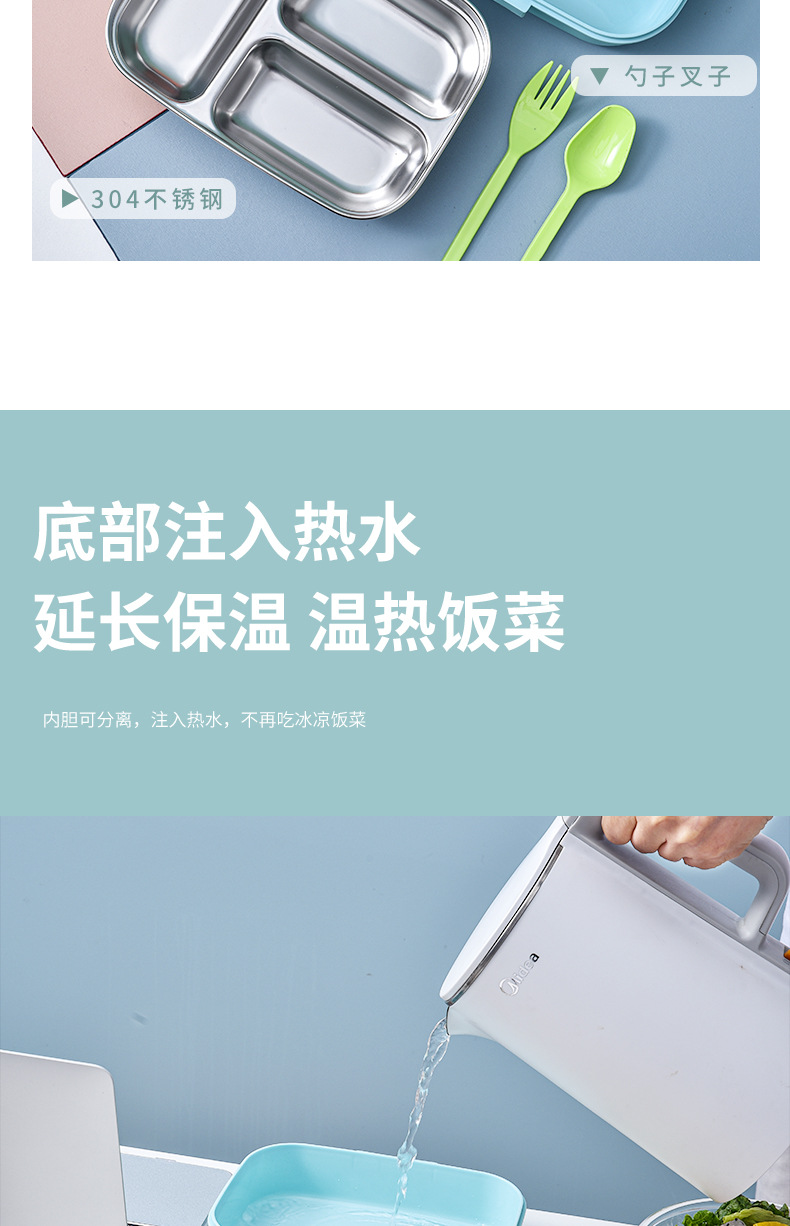 不锈钢分格餐盘