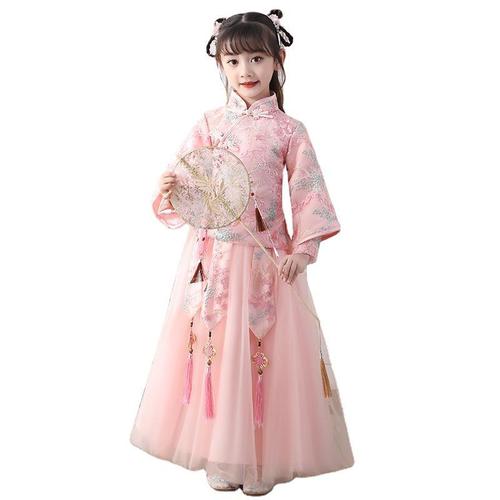 Girl fairy Hanfu Ru skirt children's ancient Tang dress girl fairy ancient child princess  fairy drama cosplay dresses