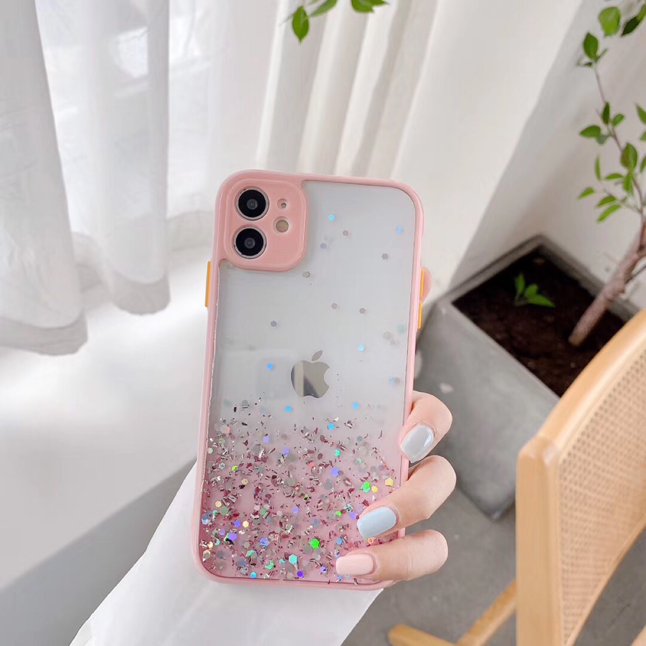 Fashion Gradient Color Sequin Plastic   Phone Accessories display picture 5