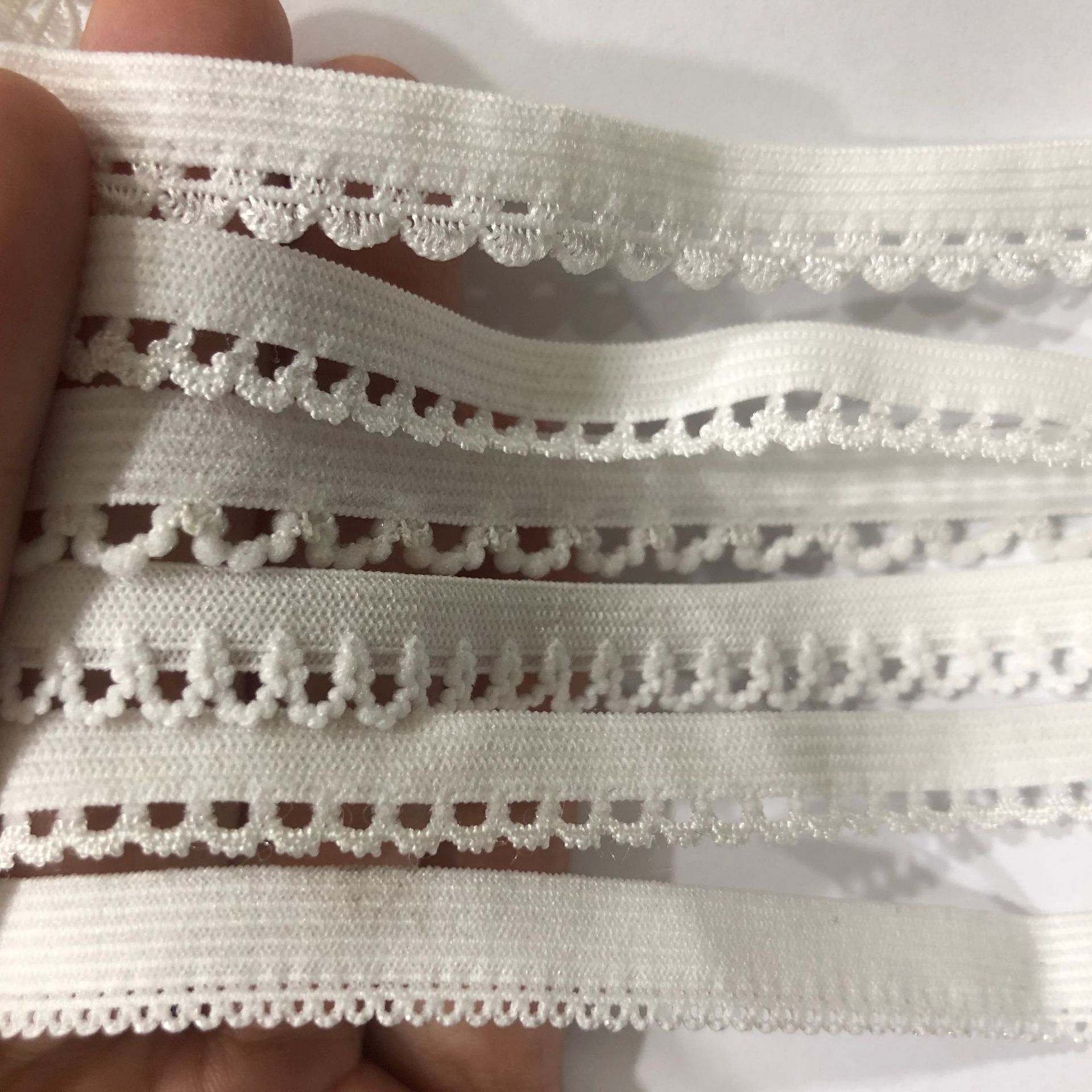 现货 牙边松紧弹力带带花边  内衣内裤 船袜弹力松紧带