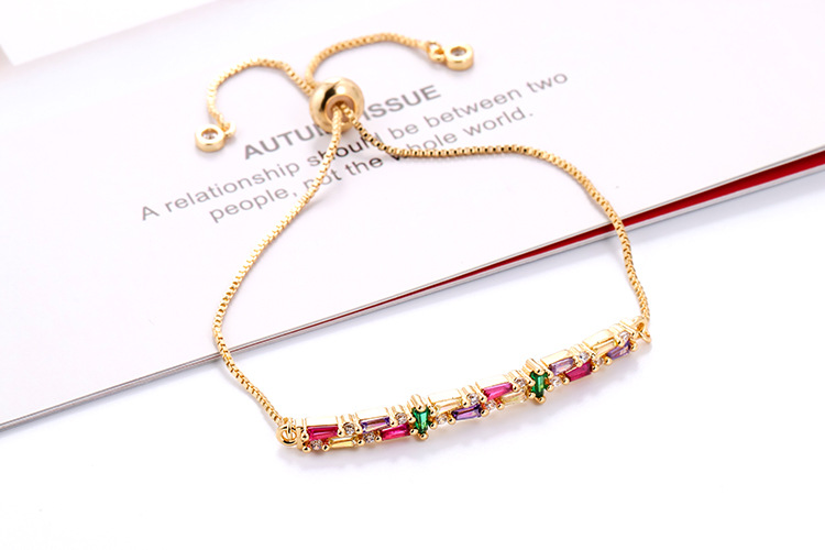fashion personality seven-color rainbow bracelet