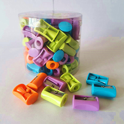 盒裝TAIHAO腰型削筆刀001卷筆刀唇筆橢圓單孔眉筆刀鉛筆刀文具