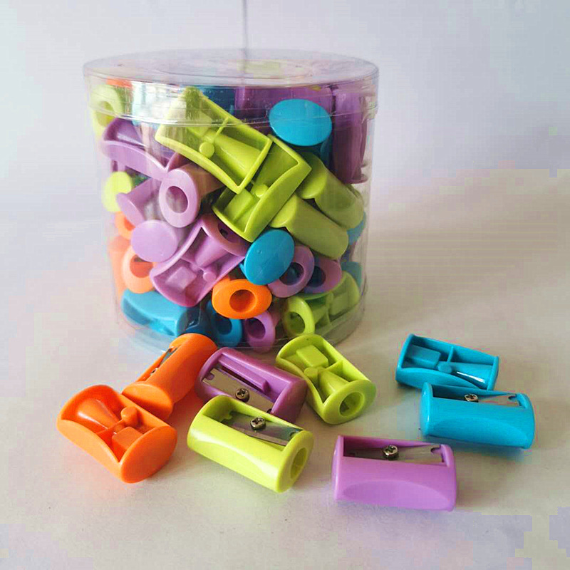 盒裝TAIHAO腰型削筆刀001卷筆刀唇筆橢圓單孔眉筆刀鉛筆刀文具