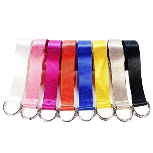 Wholesale woven canvas nylon men's belt Korean style canvas women's long belt factory direct supply