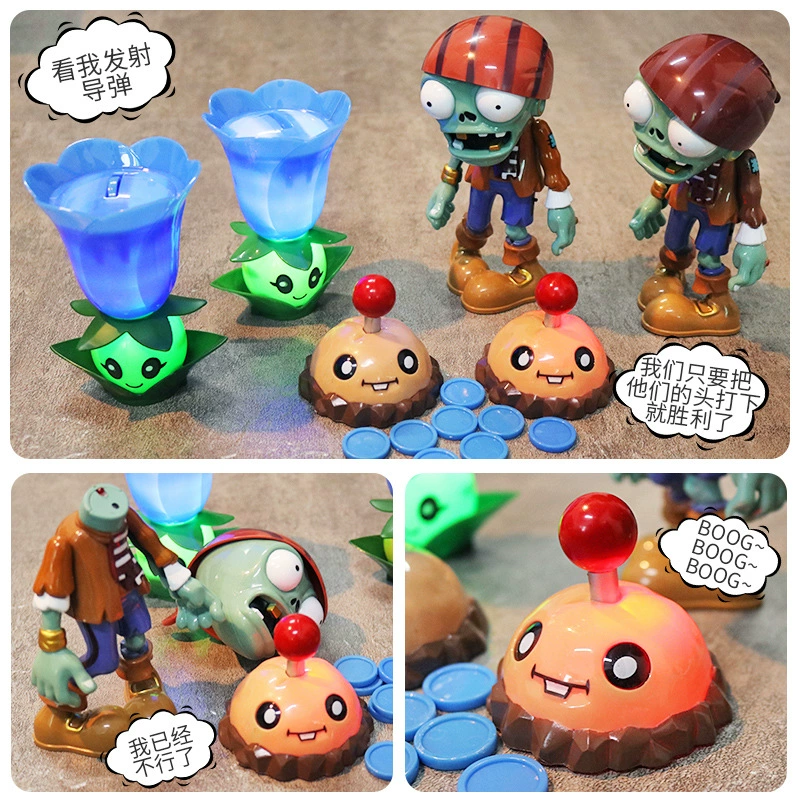 Оригинальная игра Plants vs. Zombies, реалистичная игрушка, набор со световой музыкой
