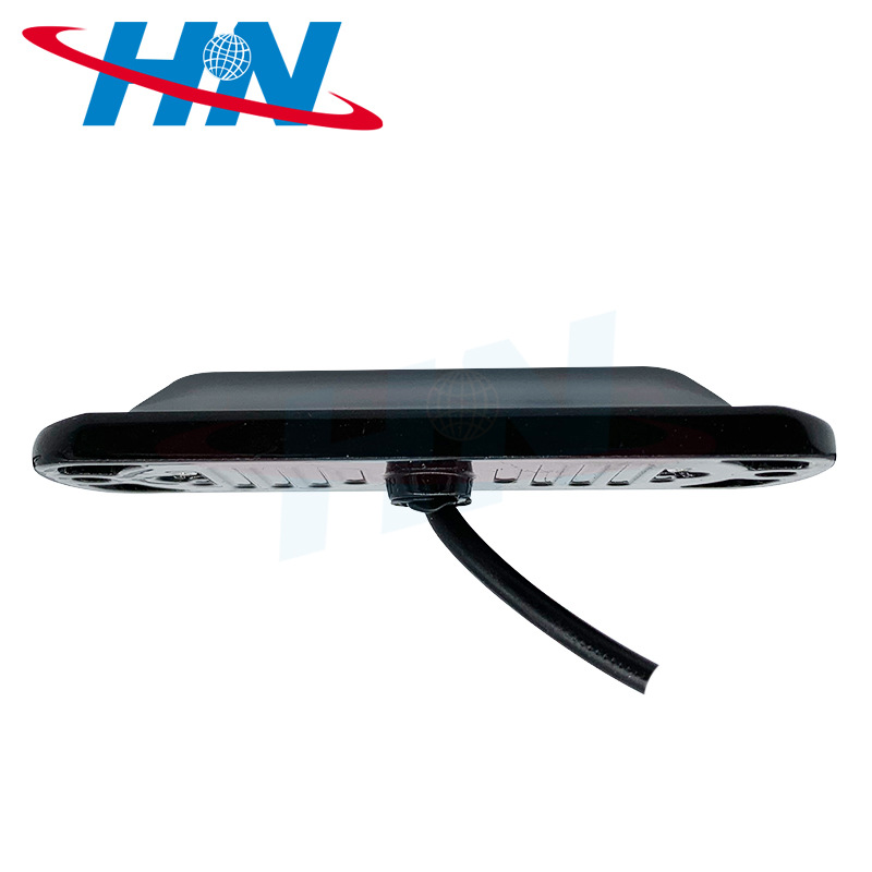 Nueva guía de luz lateral ultra-delgada luz de flash Luz de camión luz de advertencia luz estroboscópica 12-24V 4Led