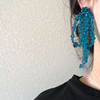 Retro earrings with bow, crystal bracelet handmade