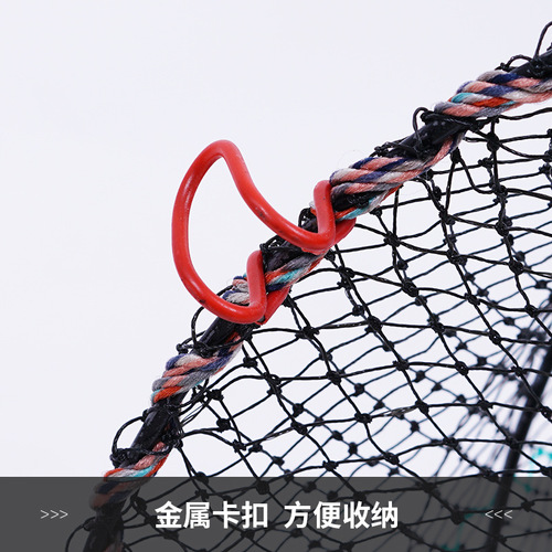 Wholesale collapsible basket spring basket eel crab lobster loach fishing net various specifications fishing equipment