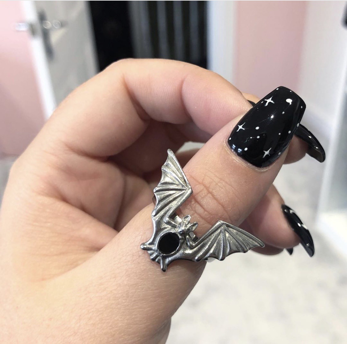 Halloween Creative Bat Flying Alloy Male's Ring display picture 1