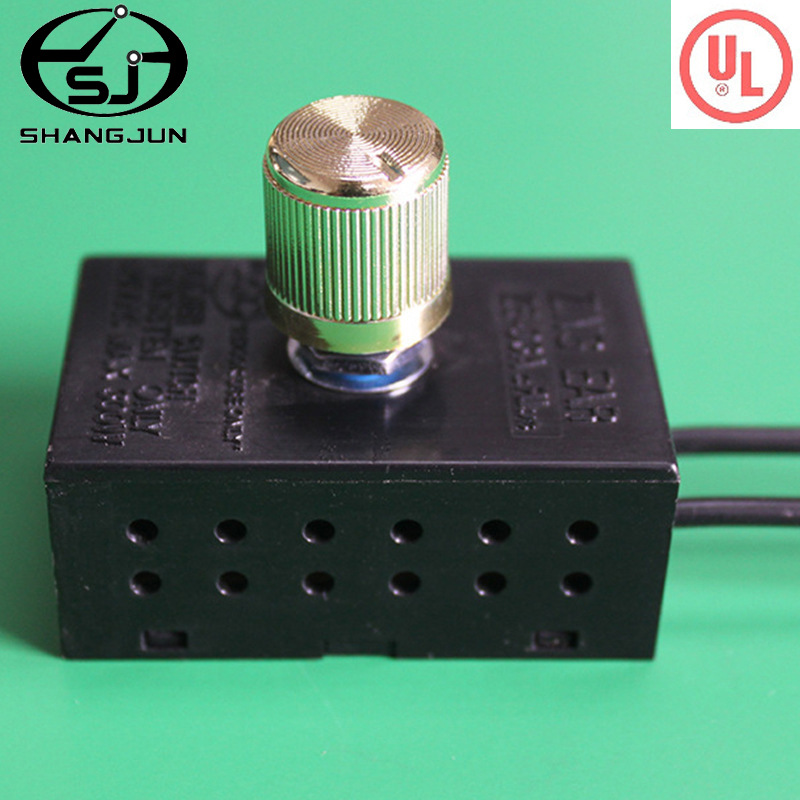 低价供应台灯微调开关 黄铜尼龙三档旋转开关 手动旋转开关