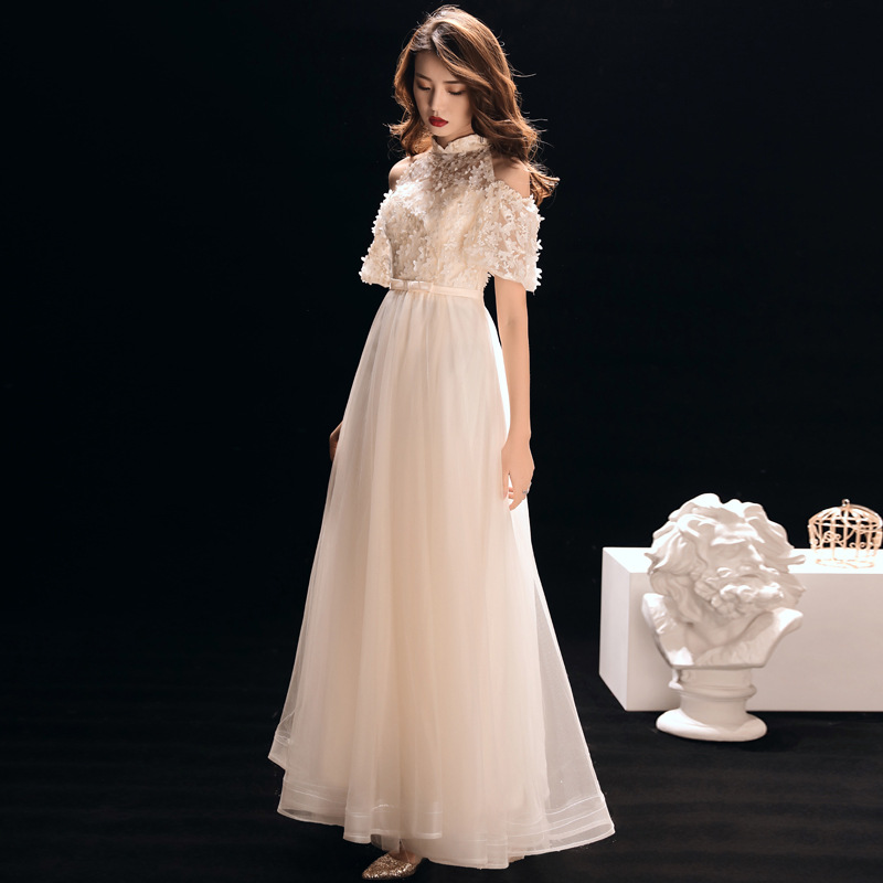 Banquet Evening Dress Women's 2022 New Autumn and Winter Annual Meeting Dress Long Host Socialite Bridesmaid Dress dress